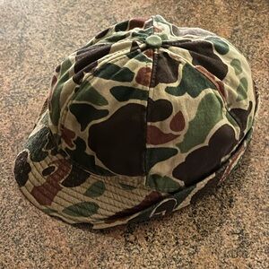 VTG Duck Camo Hunting Cap w/ Ear Flaps